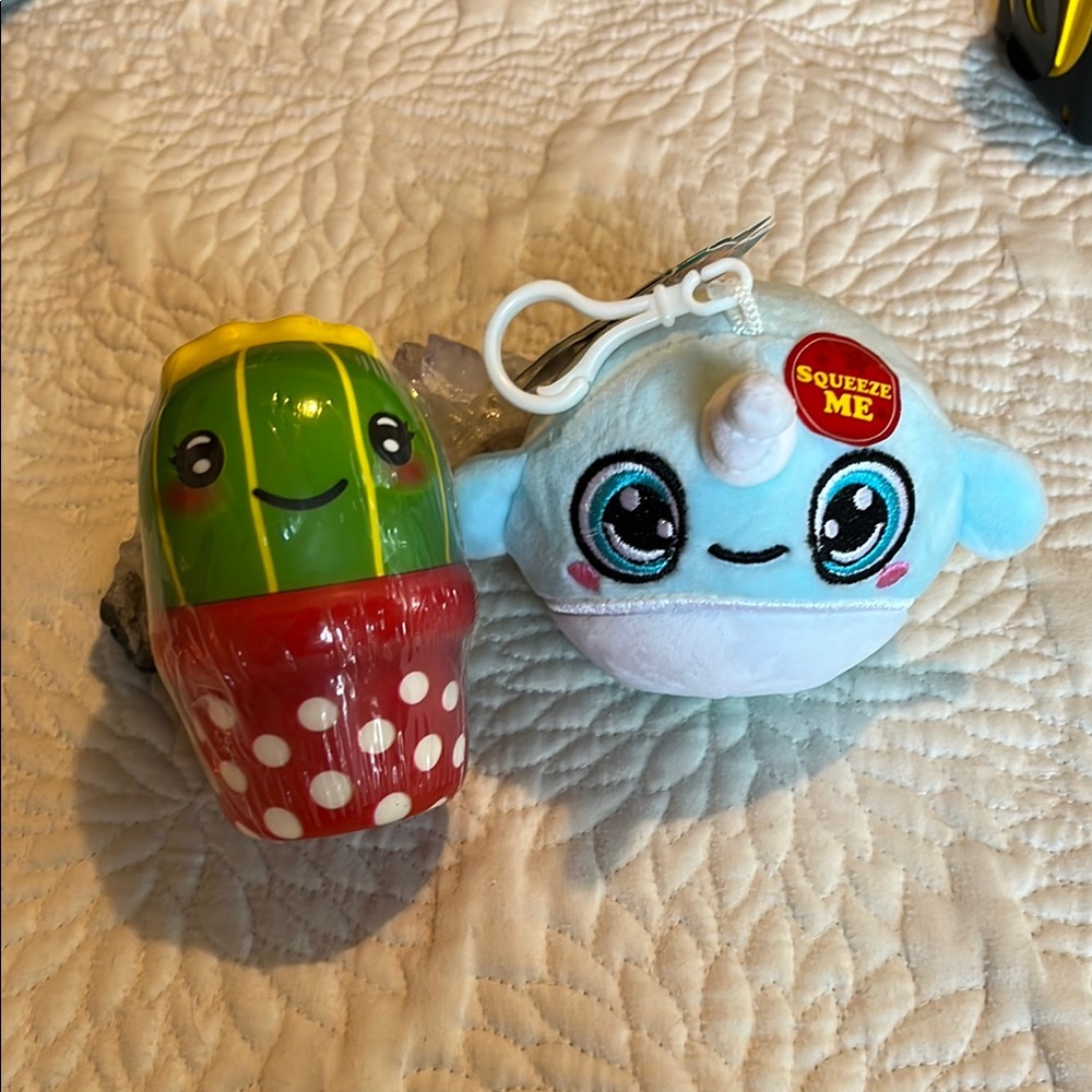 Cactus and Narwhal Stress Balls 🌵
